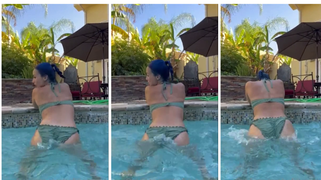 Sofia Gomez Twerking In Pool